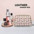thumbnail image 4 of Cartoon Koala Bear A Makeup Bag, Large Capacity Travel Cosmetic Bag for Women Girls- Travel Toiletry Bag Leather Portable Waterproof Makeup Case Organizer with Handle, 4 of 4