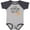 Baseball Heather and Navy, variant on Inktastic I Love My Paw Paw to the Moon and Back Boys or Girls Baby Bodysuit