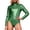 Green%GC100, variant on Womens Zentai Bodysuit High Neck Long Sleeve Strechy Dance Jumpsuit Party Stage Performance Clothes