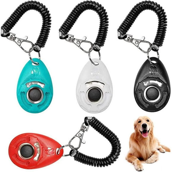 4 Pcs Dogs Clicker Training, Dog Dog Clicker, For Professional Pet Training, For Dogs, Cats, Birds