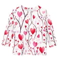 thumbnail image 4 of T-shirts de la Saint-Valentin pour Enfants, T-Shirt Graphique Imprimé Cœur pour Garçon et Fille, Haut à Manches Courtes et Col Rond Décontracté pour Fêtes et Usage Quotidien, 4 of 8