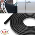 thumbnail image 2 of Rubber Edge Trim, Flexible Edge Protector for Sharp and Rough Surfaces, Easy Install, Push-On Edge Guard for Sharp Edges, Cars, Boats, Machinery, and More, 9.84 feet, 2 of 9