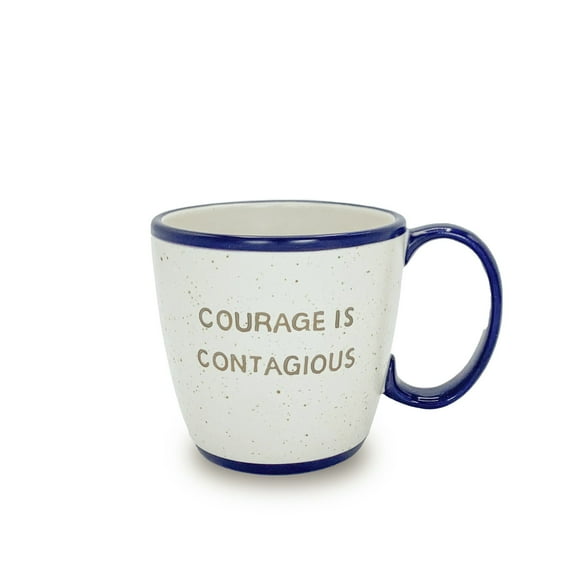 Stoneware Courage Is Contagious Mug