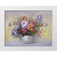 thumbnail image 1 of Gonzales, Pedro 18x15 White Modern Wood Framed Museum Art Print Titled - Flowers in Purple Colors I, 1 of 4