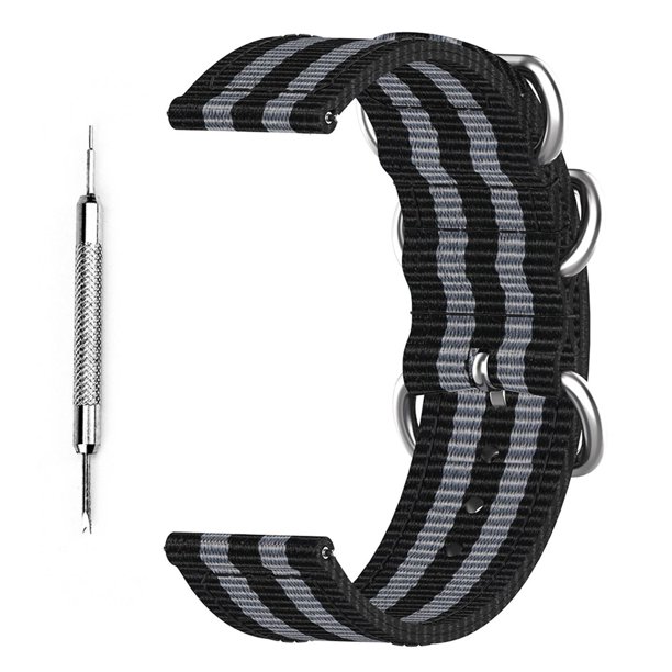Bandas Compatibles Con Suunto 7 Smart Watch Correa De Lona De Repuesto Para Hombres Y Mujeres Cateissary EL017342-02