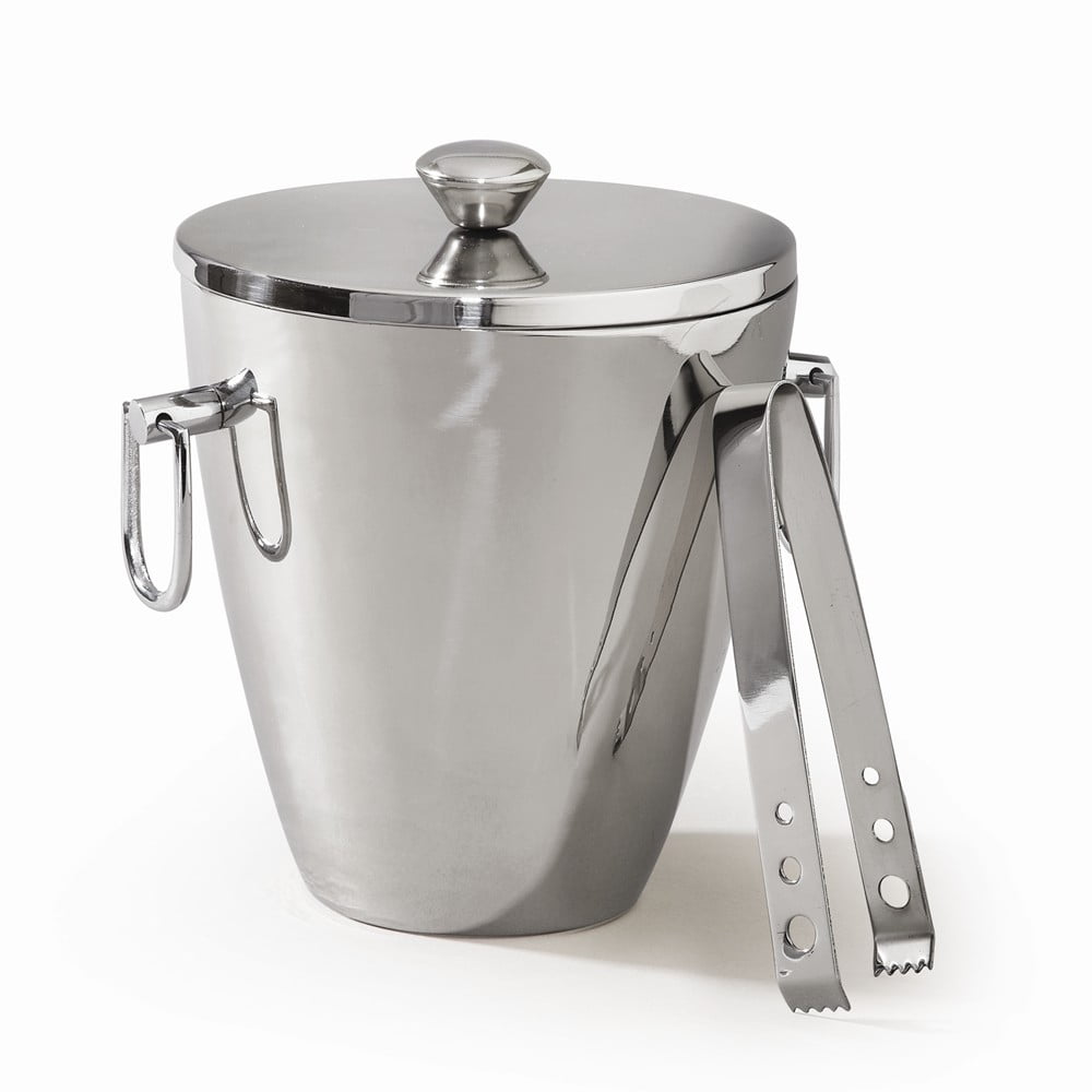 FB Jewels Stainless Steel Victoria Doublewall Ice Bucket w/Tongs