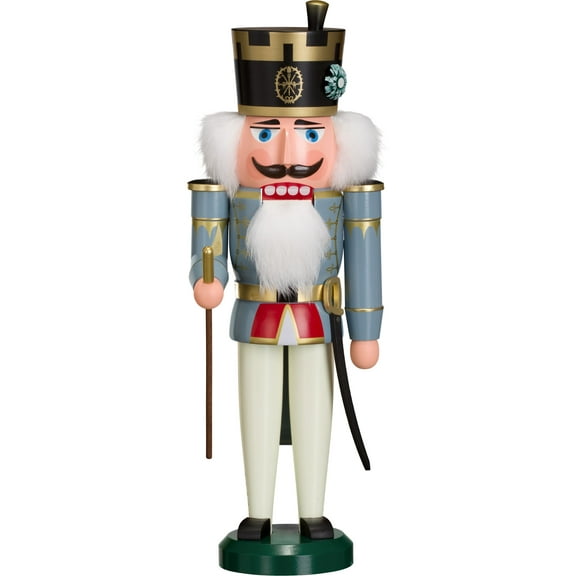 German nutcracker officiant, height 38 cm / 15 inch, original Erzgebirge by Seiffener Volkskunst SV 11206