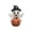 A, variant on Halloween Haunted Pumpkin Ghost Statues — Full Color Design with Creepy Expressions, Halloween Decorations for Halloween Parties & Trick or Treat Nights — great for Costume Parties with spooky setups