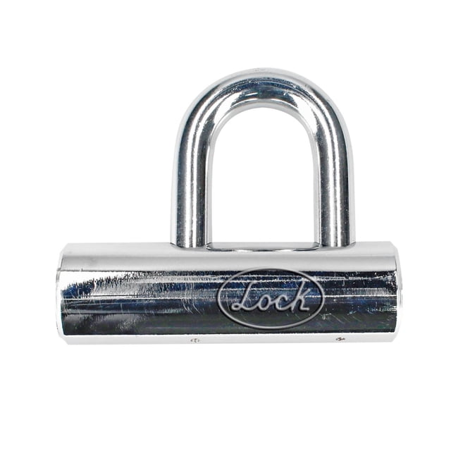 Candado Maxima Seguridad Gancho Corto Llave Estandar Lock plateado