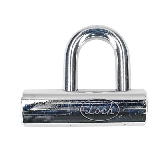 Candado Maxima Seguridad Gancho Corto Llave Estandar Lock plateado