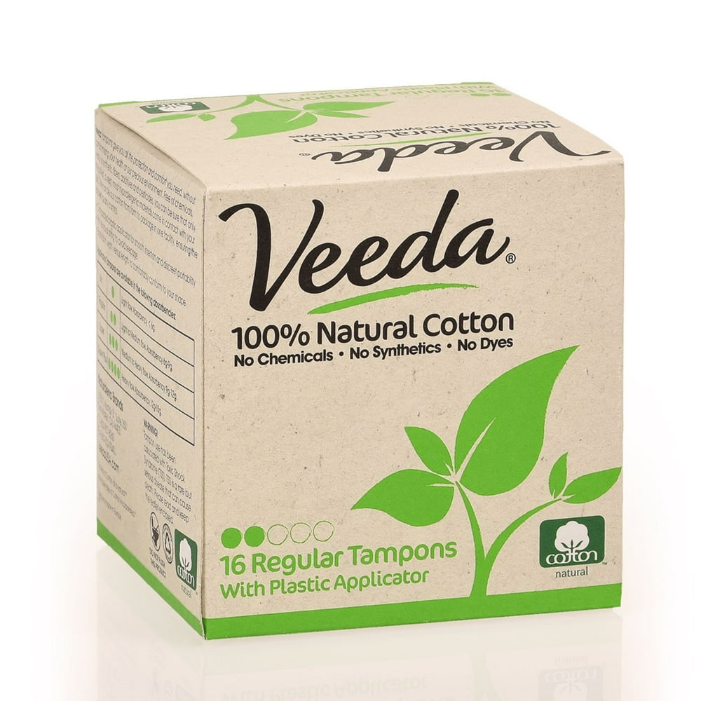 Veeda Tampons, Regular, 16 Ct