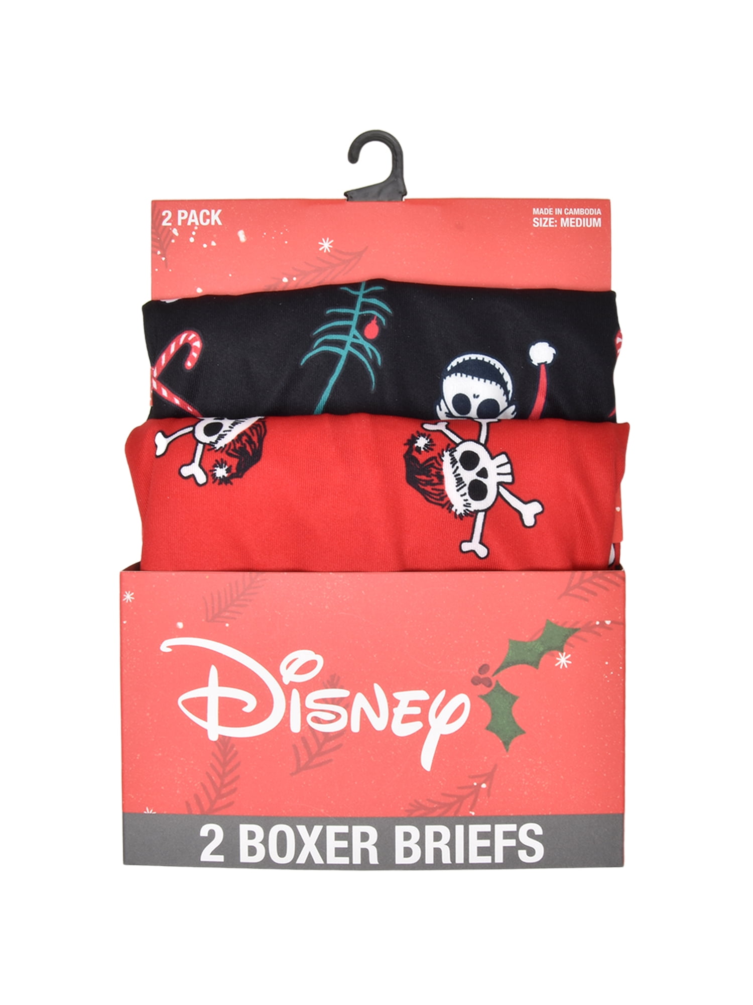 Nightmare Before Christmas Men's 2-Pack Boxer Briefs, Sizes M-XL
