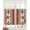 Red, variant on Red Beige Boho Sheer Curtains 45 Inch Length 2 Panels Set for Living Room/Bedroom, Vintage Abstract Art Ethnic Tribe Kitchen Curtains Grommet Semi-Sheer Curtains Drapes Window Treatments 42"x45"x2