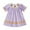 A104-Purple, variant on KPOPLK Kids Baby Girl Outfit Short Puff Sleeve Plaid Pumpkin Embroidery Smocked Dress Toddler Fall Dress(18-24 Months,A100-AG)