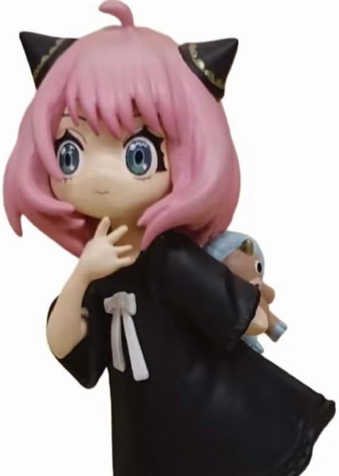 Newly Anya Figure Bend Over Carrying A Bear Anya Forger Anime Figures 15cm/5.9inch PVC Characters Collectible Handicrafts Souvenirs for Anime Fans Gifts