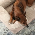 thumbnail image 3 of TOWN & COUNTRY EVERYDAY CuddleTown Comfy Solid Bolster Sofa Pet Bed, Supportive & Calming Egg Crate Foam, Water Repellent, Non-Slip Bottom, Machine Washable Cover, Warm Taupe, Large 35"x25"x8", 3 of 7