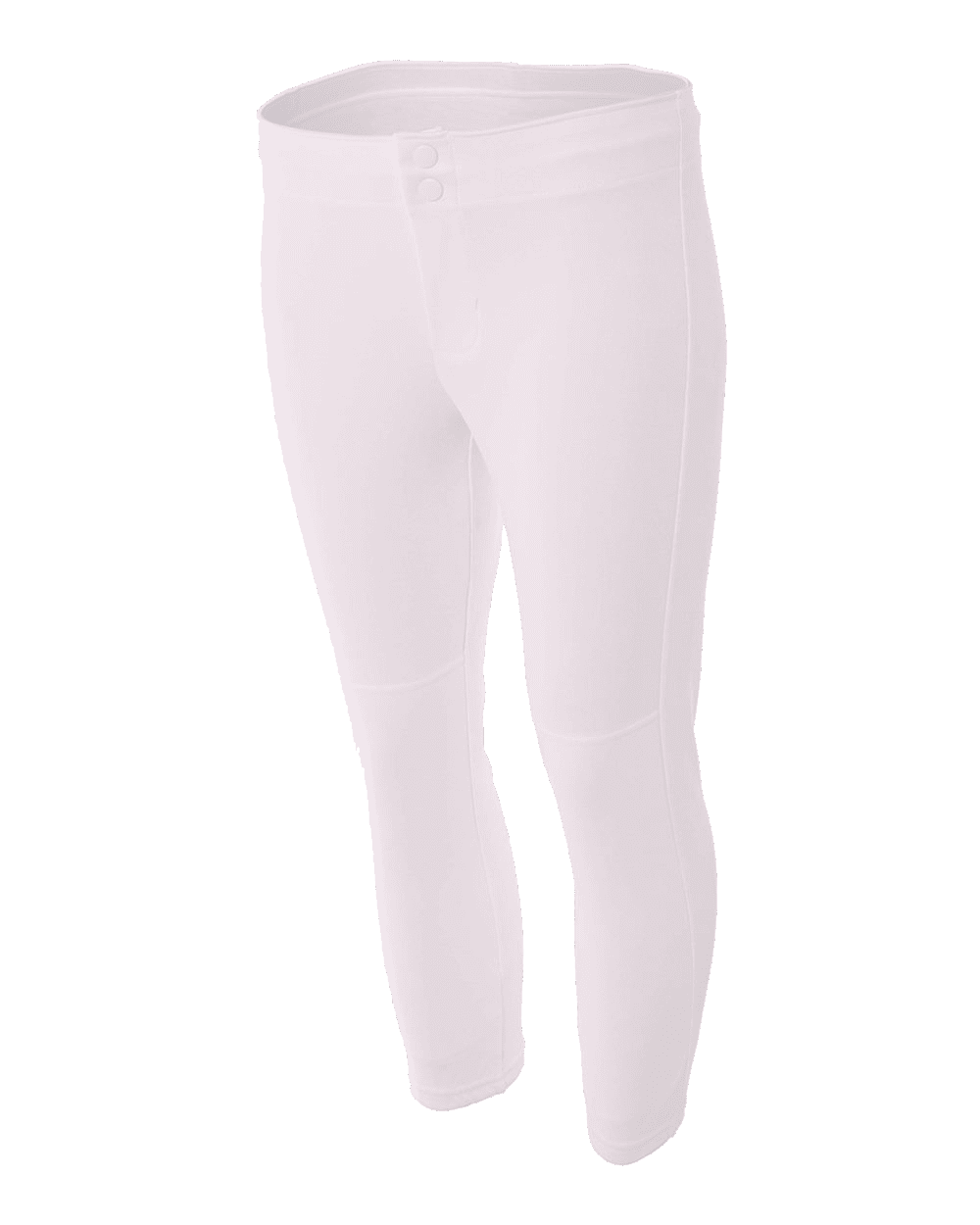 A4 NG6166 Girls Softball Pant White44 Medium