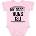 thumbnail image 3 of Inktastic My Daddy Runs Half Marathon Boys or Girls Baby Bodysuit, 3 of 5
