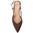 thumbnail image 5 of Journee Womens Knightly Sling Back Mid Stiletto Pointed Toe Pumps, Widths Available, 5 of 10