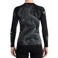 thumbnail image 2 of Raven Fightwear Women's BJJ Horror Medusa Rash Guard MMA Black Edition, 2 of 3