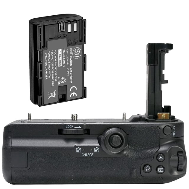 Kit de Empuñadura de Batería BM Premium BG-R10 para Canon EOS R5 R6