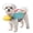 #01Z Style E, variant on Bee Dog Life Jacket Summer Swimsuit for Small Medium Dogs, Pet Flotation Vest with Reflective Strips & Rescue Handle, Adjustable Swim Safety Coat