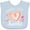 AE-Light Blue, variant on Inktastic Daddy's Little Sweetie with Pink Heart Cookie Boys or Girls Baby Bib