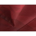 thumbnail image 4 of Ambesonne Valentine's Day Quilted Bedspread Set 3 Pcs, Triangular Mosaic, King Size, Scarlet Ruby Red, 4 of 5