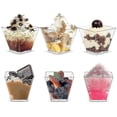 thumbnail image 3 of Jinsinto 50 pcs 60ml Disposable Plastic Transparent Dessert Cake Cup, 3 of 5