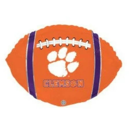 18" CLEMSON TIGERS Football Balloon Party Supplies Decorations Foil Mylar Balloon
