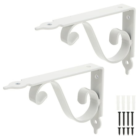 

2 Sets Wall Mounted Corner Brackets Shelf Support Metal Folding Angle Pallet Iron
