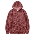 thumbnail image 4 of QHFBli Men's Leopard Print Hoodies Oversized Cheetah Sweatshirts Vintage Casual Long Sleeve Pullover With Pockets, 4 of 4