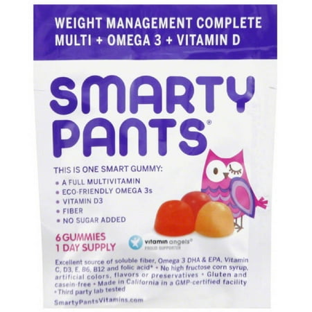 Smarty Pants multivitamines - Complete - Fibre - gélifiés - Adulte, OZ .56 (paquet de 15)