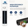 thumbnail image 2 of MARRIOTTO EDR1RXD1 Filtro de agua para refrigerador compatible con Whirlpool W10295370A, WHR1RXD1, KAD1RXD1, Filtro 1, W10295370, P4RFWB, P8RFWB2L, 46-9930, 46-9081 Filtro de agua para refrigerador, p, 2 of 5