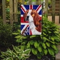 thumbnail image 2 of Beagle with English Union Jack British Flag Garden Flag, 2 of 2