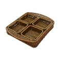 thumbnail image 2 of veasfak Paniers de Rangement Faits à la Main Décoratifs pour Légumes Table à Manger Café Hôtel Carré, 2 of 9