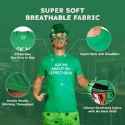 Mens Lucky Lucky Lucky T Shirt Funny Saint Patrick's Day Parade Luck Graphic Novelty Tee for Guys Graphic Tees