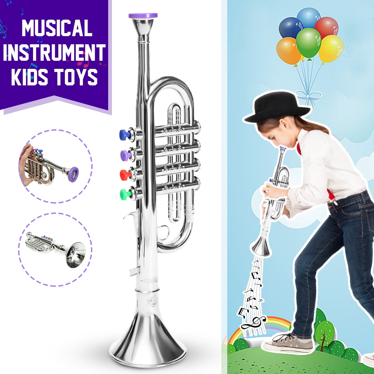 child's trombone toy