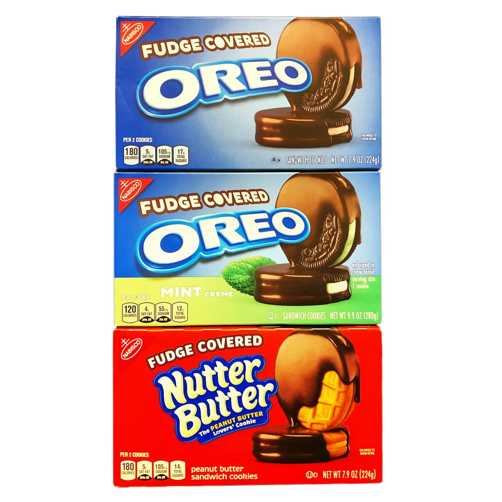 Oreo Fudge Covered Sandwich Cookies Variety Pack - Oreo ...