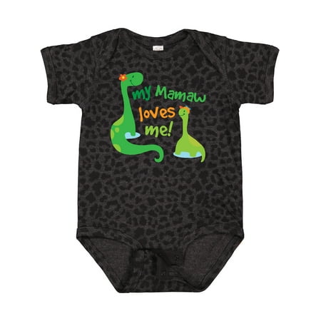 

Inktastic My Mamaw Loves Me Grandson Gift Gift Baby Boy Bodysuit