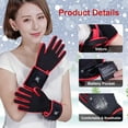 thumbnail image 6 of Savior Heated Glove Liners,Electric Heated Thin Gloves,Rechargeable,Suitable for Winter Driving,Typing,Running,etc., 6 of 7