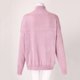 thumbnail image 4 of Gibobby Suéter para mujer, Suéter 2023 para mujer, cuello alto, liso, casual, color sólido, cómodo, elegante(Rosa,CH), 4 of 5