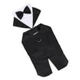 thumbnail image 2 of facefd Dog Tuxedo Dog Suit and Bandana Set Party Shirt Exquisite Stitching Size XXL, 2 of 9
