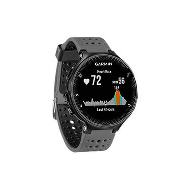 Garmin Forerunner - Sport watch with strap - silicone - gray - display 1.23" - oz - Walmart.com