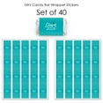 thumbnail image 3 of Big Dot of Happiness 2026 Teal Graduation Party - Mini Candy Bar Wrapper Stickers - Small Favors - 40 Count, 3 of 6
