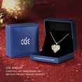 thumbnail image 6 of CDE Angel Wing Love Heart Pendant Necklaces for Women Anniversary Valentine's Day Best Gift Ideas for Women Fine Packing Gift Box, 6 of 8