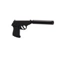 thumbnail image 2 of 1/6 Scale Metal Pistol Model For 12" Figure Scene Accessori G7L4 Q9F5, 2 of 2
