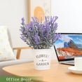 thumbnail image 5 of 2PCS Fall Potted Fake Plants Artificial Plastic Eucalyptus Plants Fall Decorations for Home Office Desk Farmhouse Room Decor, 5 of 5