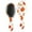 Fall Pumpkins and Leaves Pattern, variant on Fall Mushrooms Leaves Pattern Hair Brush,Girls Detangling Hair Brush,Glide Through Tangles with Ease for Wet & Dry Hair