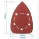 thumbnail image 3 of Hojas de lijado de detalles para máquinas de 140 mm, papeles de lija antiestáticos duraderos con respaldo de velcro, fácil instalación y extracción para proyectos que ahorran tiempo, 7 variedades de, 3 of 4